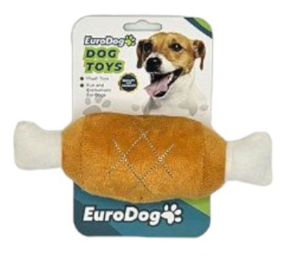 Eurodog Et Şekilli Sesli Peluş Köpek Oyuncağı 19 cm
