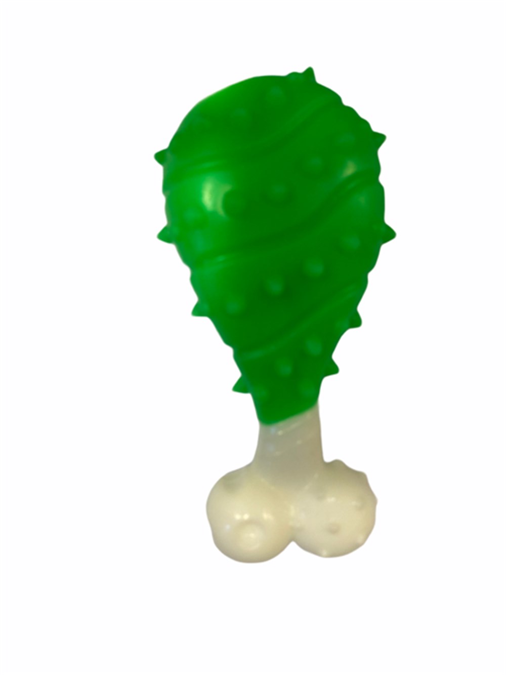 Termo-Plastik Köpek Oyuncağı But 12 cm Yeşil