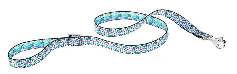 Ferplast Dots Gezdirme Kayışı 120 cm x 2,5 cm