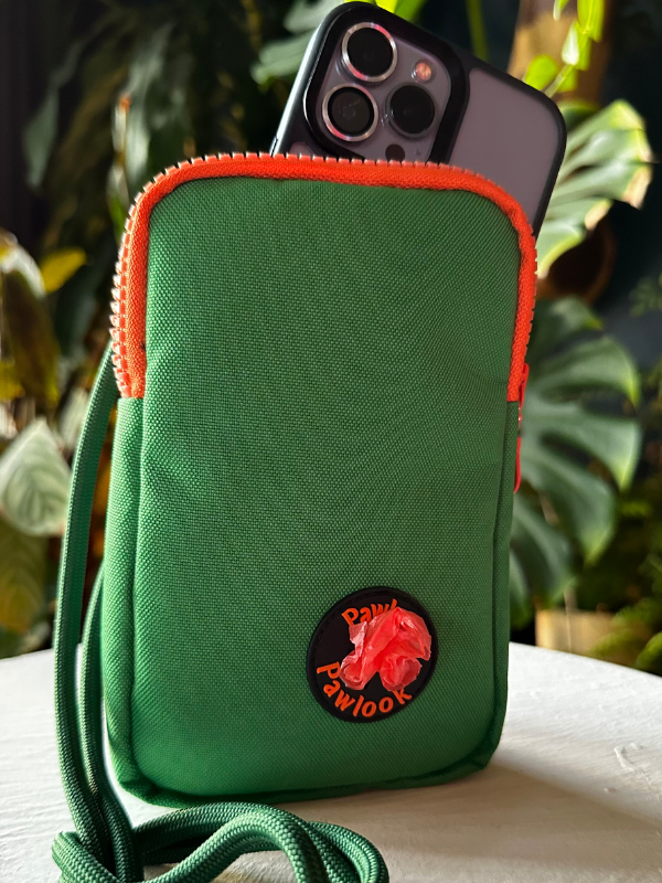 Pawlook Yeşil Cep Telefonu Çantası - Köpek Kaka Poşeti Çantası