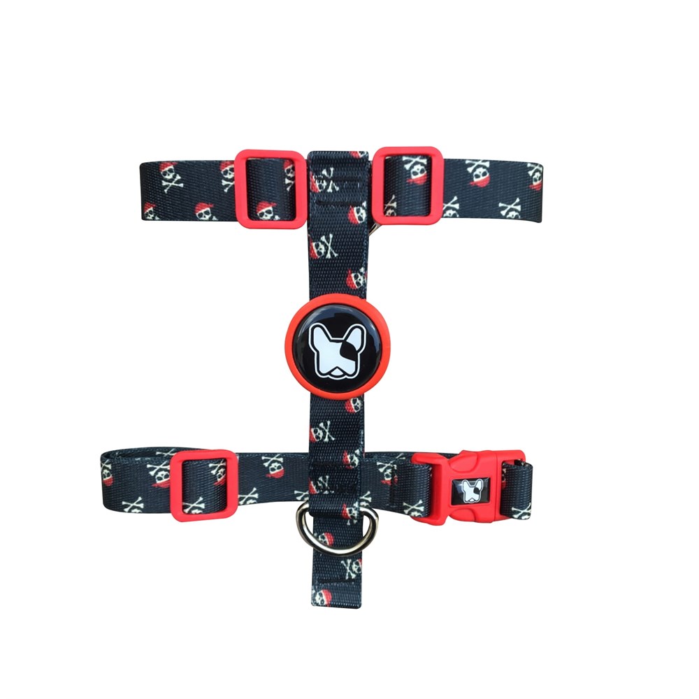 Dogness H-tip Pirates XL Orta ve Büyük Irk Köpek Göğüs Tasması (Göğüs 51 cm x 85 cm)