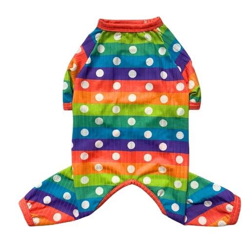 Gedyco Renkli Küçük Irk Köpek Penye Tulum Pijama