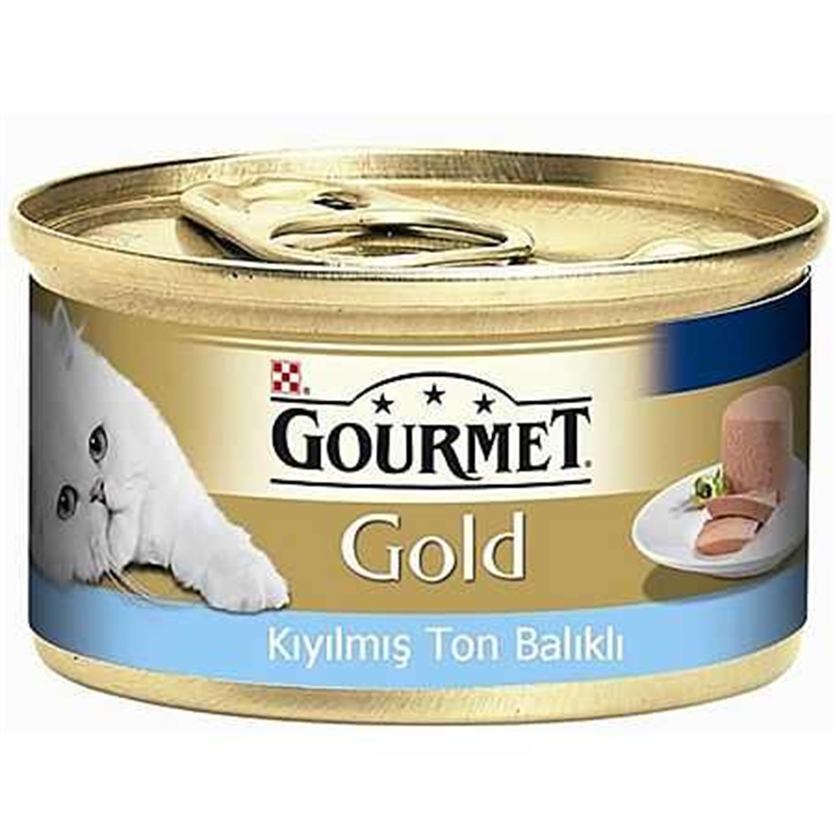 Gourmet Gold Kıyılmış Ton Balıklı Yetişkin Kedi Konservesi 85 Gr