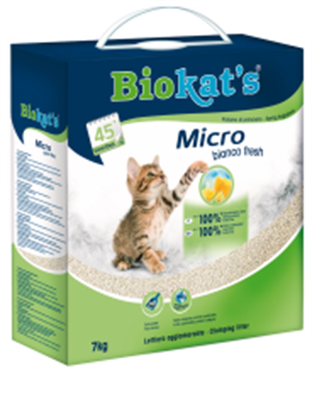 Biokats Kedi Kumu 7 kg Micro Bianco Fresh