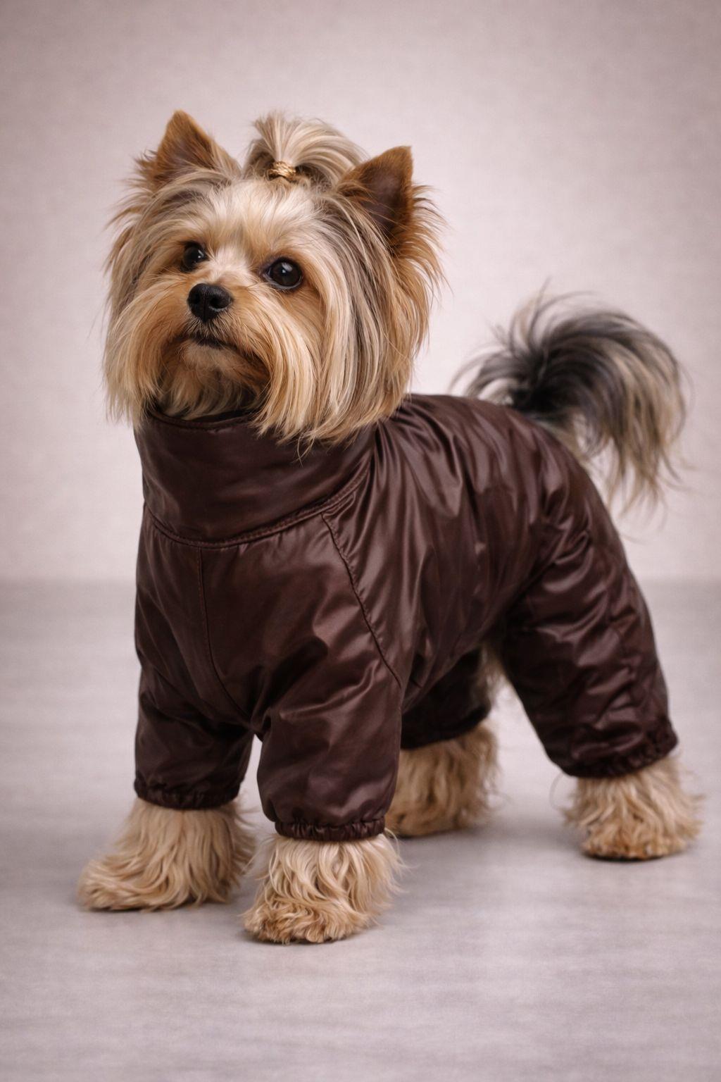 Alphadog Cacao Polarlı Küçük Irk Köpek Yağmurluk Tulumu