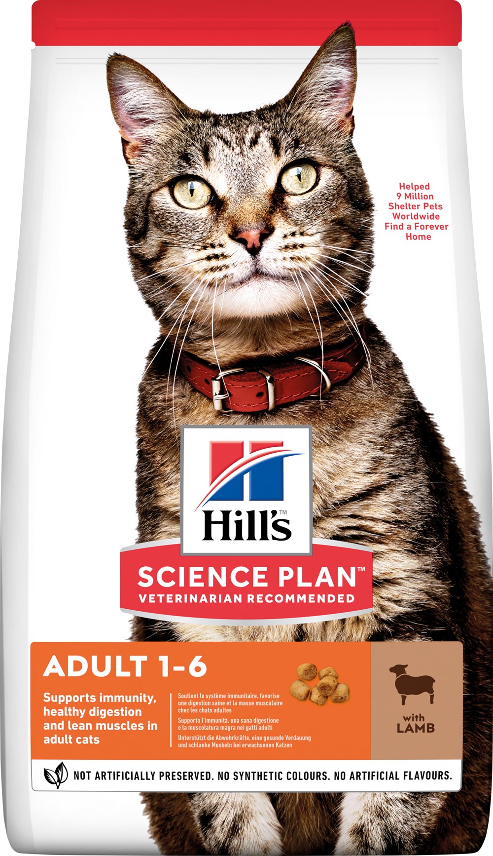 Hills Science Plan 1,5 kg Adult Optimal Care Kuzu Etli Yetişkin Kedi Maması