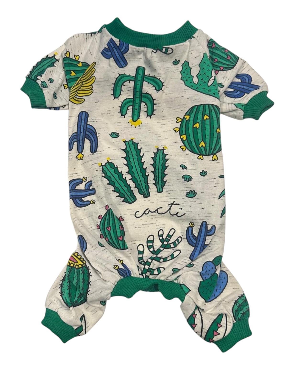 Miniş Cactus Penye Küçük Irk Köpek Tulumu