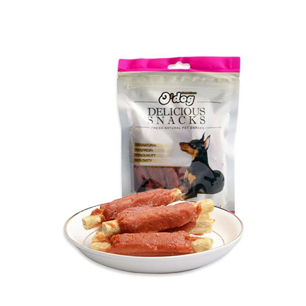 ODog Kuzu Sargılı Kaburga 100 gr Köpek Ödül Kemiği 