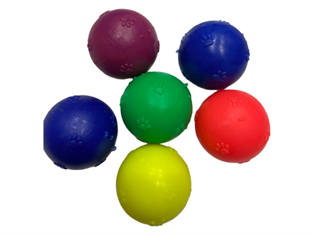 Termoplastik 4,5 cm Kauçuk Top Köpek Oyuncağı (1 adet)