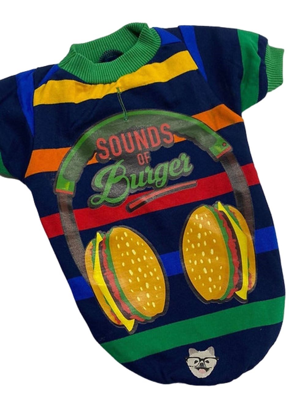 Burger Küçük Köpek Sweatshirtü (2,5 kg-9 kg arasına uygun bedenlerde)