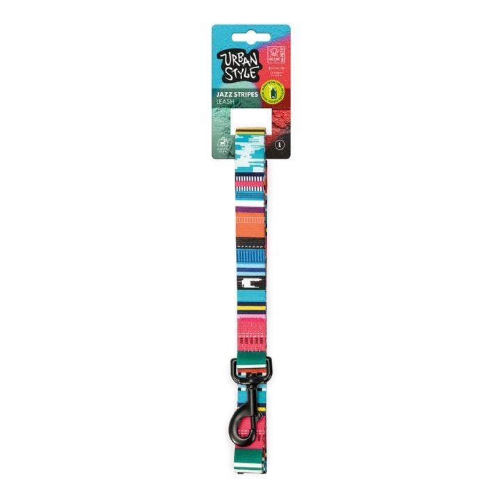 M-Pets Urban Style Jazz Stripes Köpek Gezdirme Kayışı L 2,5 cm x 120 cm