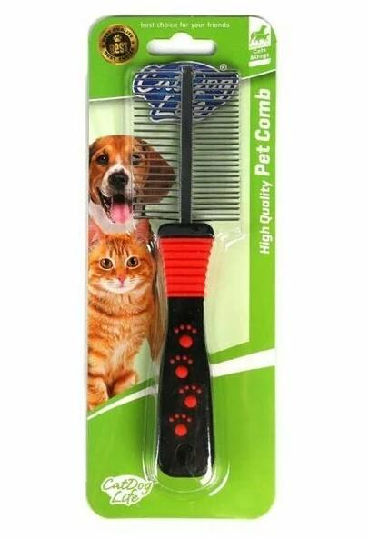 Cats&Dogs Çift Taraflı Kıtık Açıcı Metal Tarak 20 cm x 6 cm