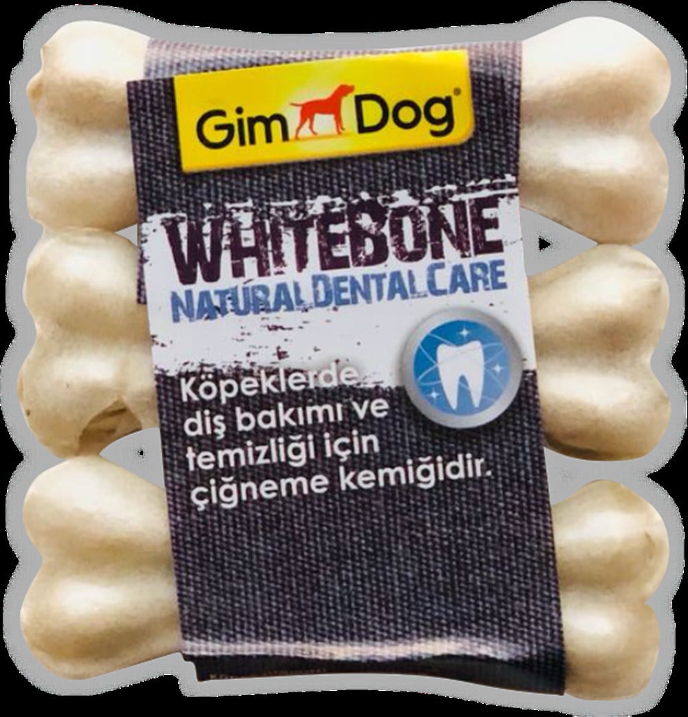 Gimdog Mordimi Press Kemik 3,5 - 9 cm - 3lü Beyaz Kemik 60 gr