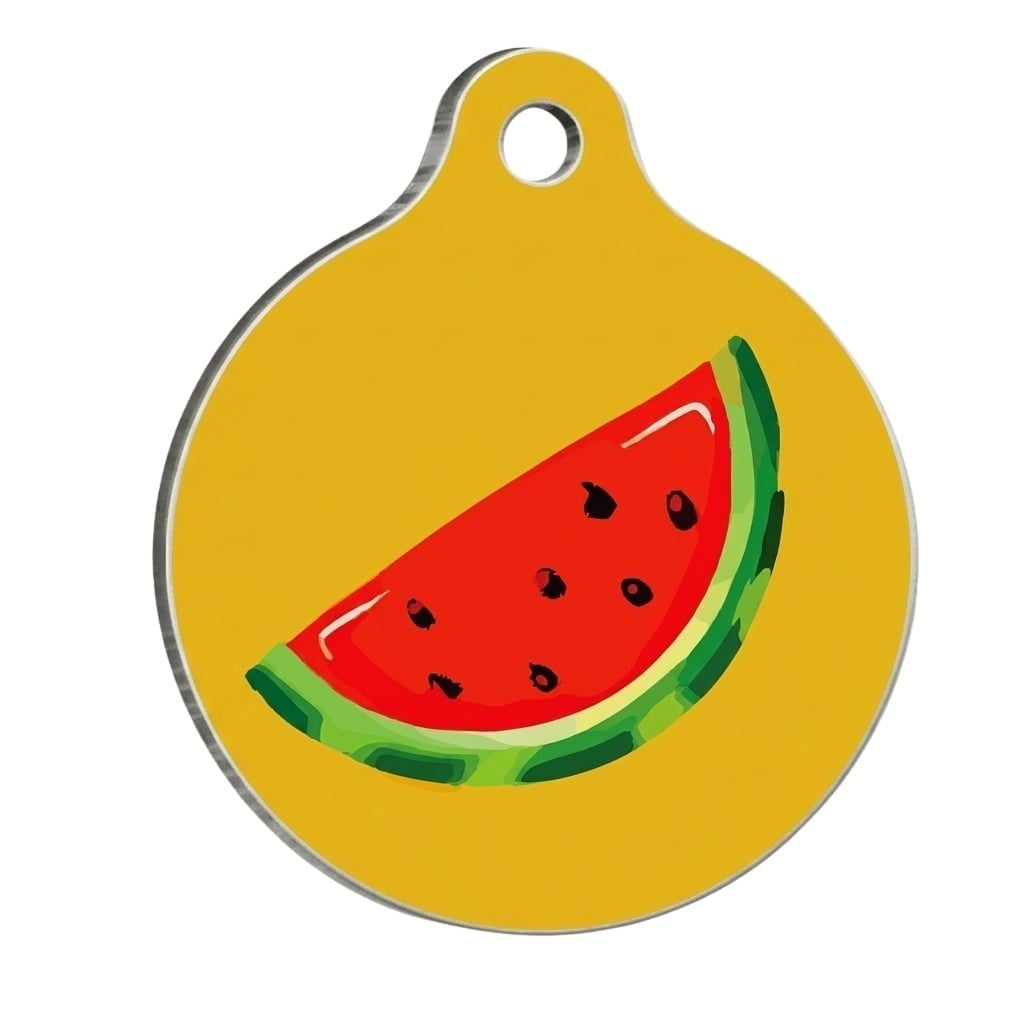 PawStar QR32 Watermelon Karpuz Desenli Kedi Köpek İsimliği