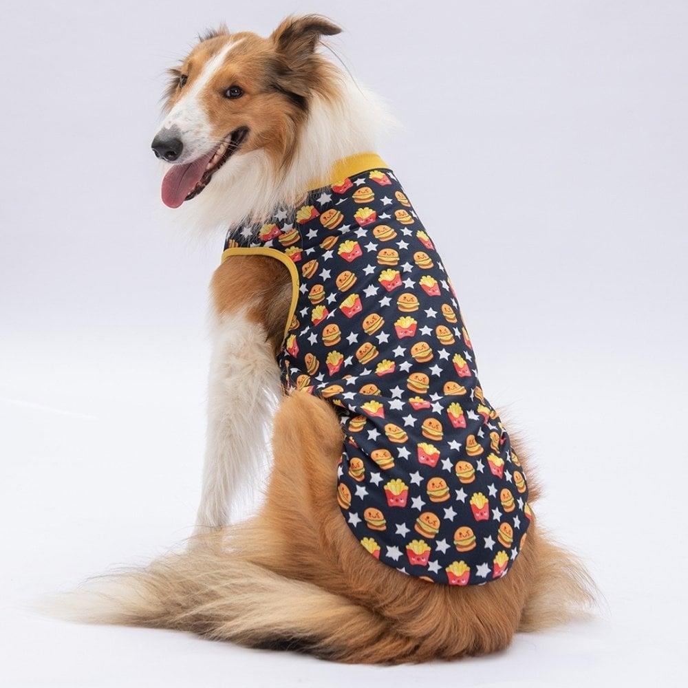 PawStar Star Hamburger T-Shirt Büyük Irk
