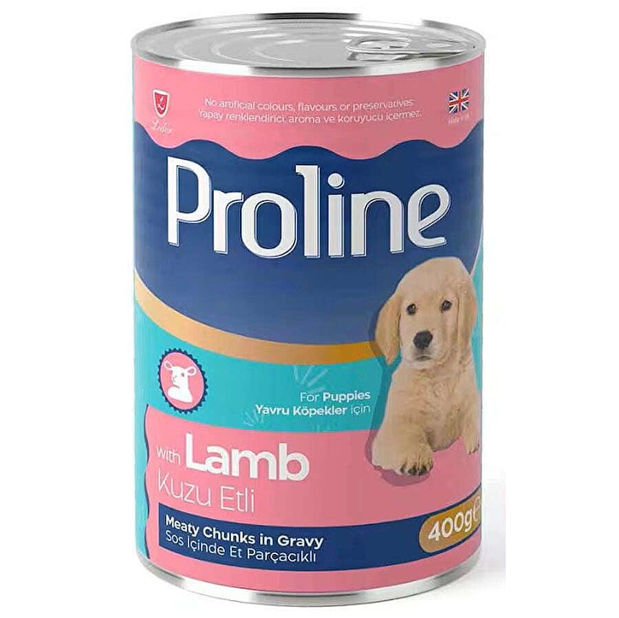 Proline Puppy Kuzu Etli Soslu Et Parçalı Yavru Köpek Konservesi 400 Gr