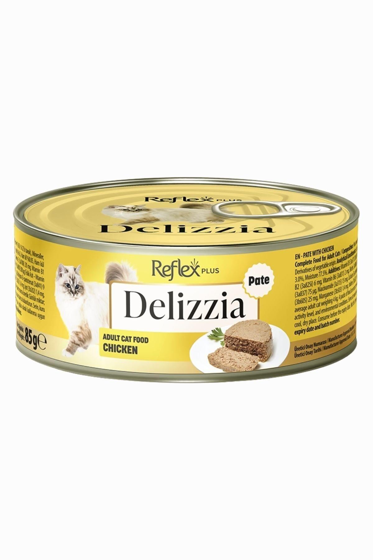 Reflex Plus Delizzia Tavuklu Ezme Yetişkin Kedi Konservesi 85 Gr