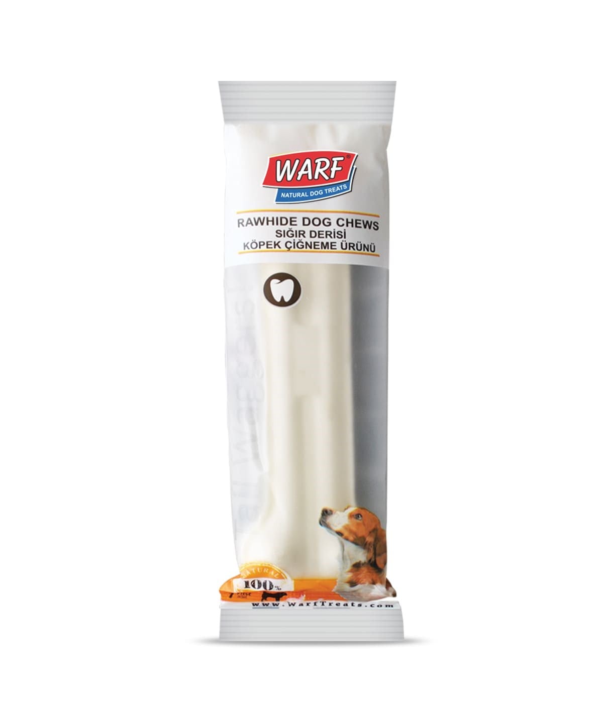 WarfNaturals Beyaz Pres Kemik 20,5 Cm 1 Li 150 Gr