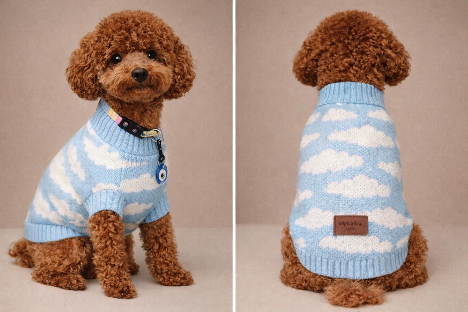 Alphadog Heaven Blue Küçük Köpek Kazağı