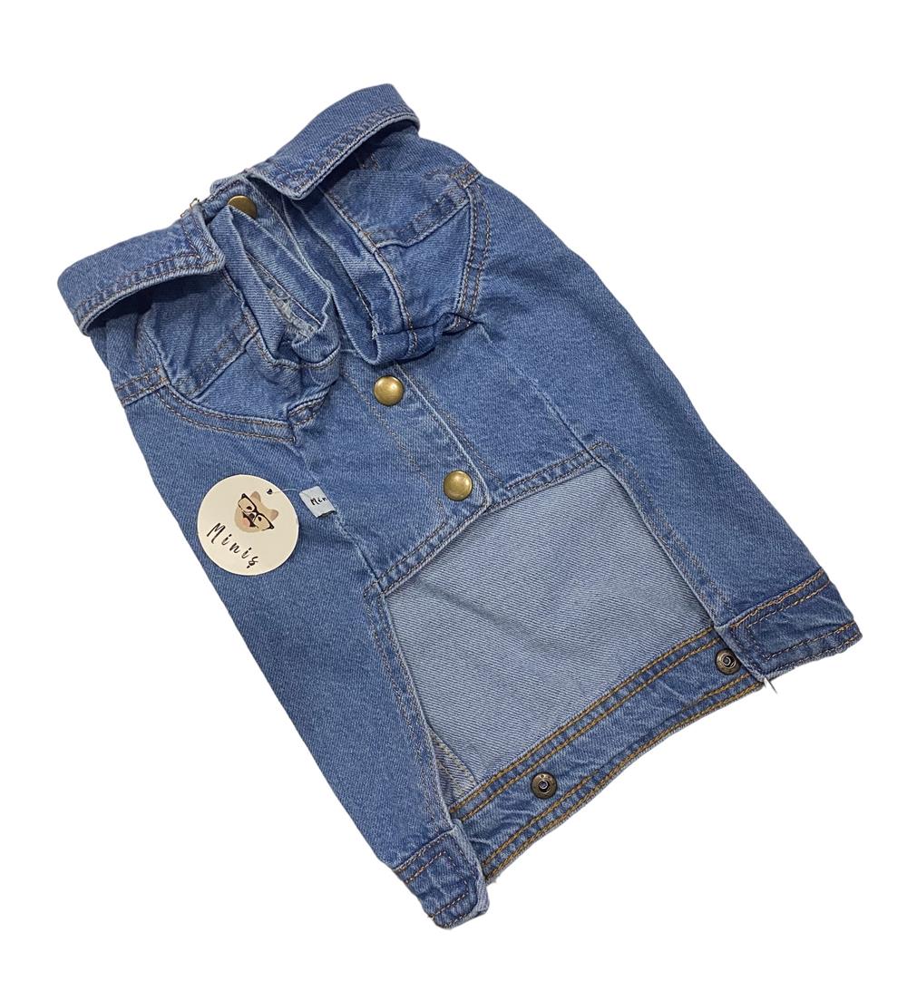 Küçük Irk Köpek için Light Jean Ceket