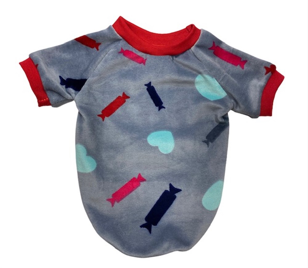 Şekerli Yumuşacık Kadife Köpek Sweatshirtü