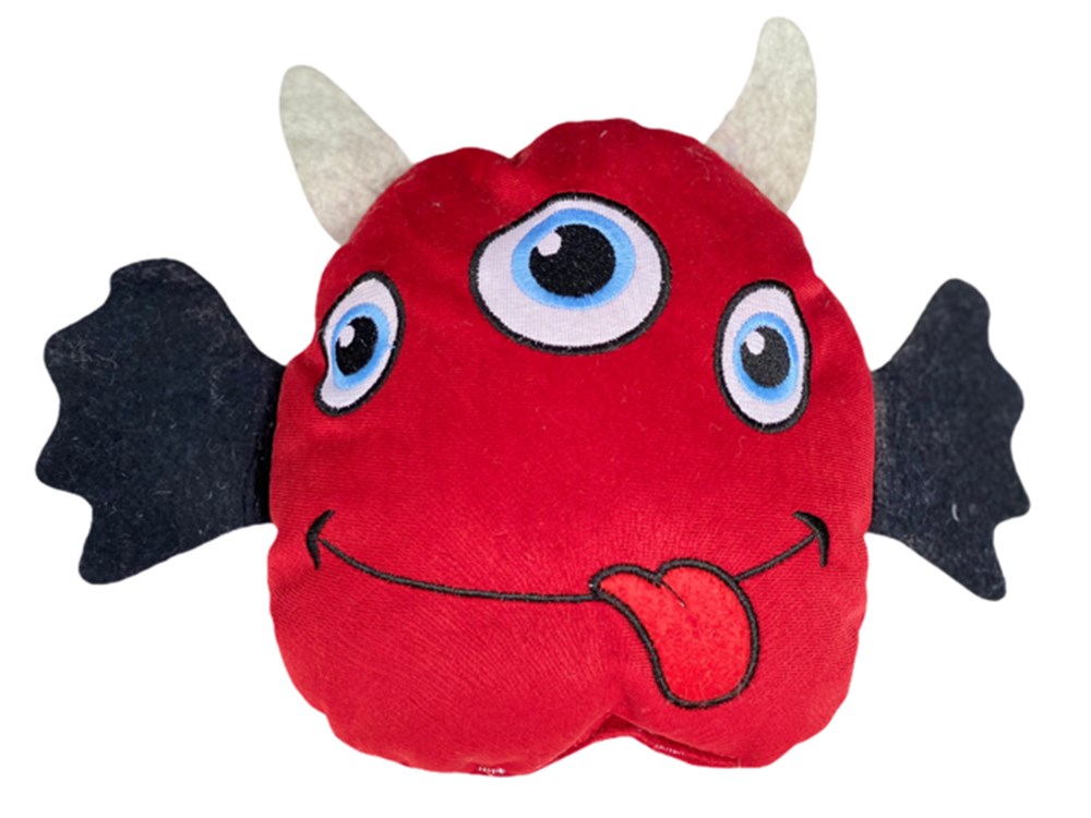 Devil Red Dayanıklı Kumaş Köpek Oyuncağı 32 cm