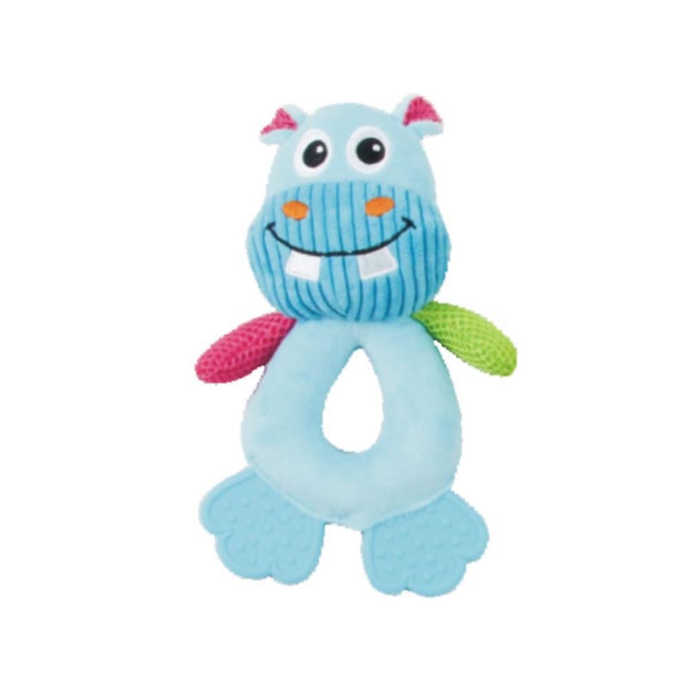 Pawise Vivid Life-Hollow Hippo Sesli, Hışırtılı Köpek Oyuncağı 23 cm
