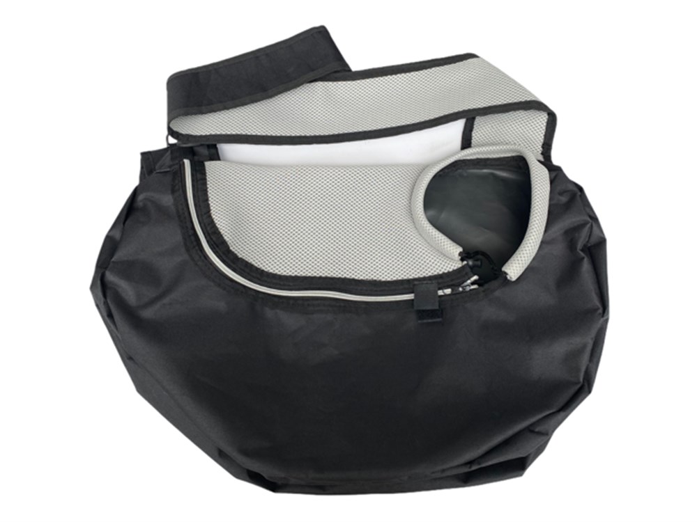 Postacı Tipi Çapraz Kedi ve Köpek Taşıma Çantası Gri