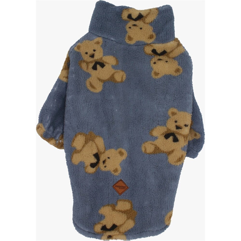 Pawstar Indigo Soft Bear Orta-Büyük Irk Köpek Peluş Sweatshirtü
