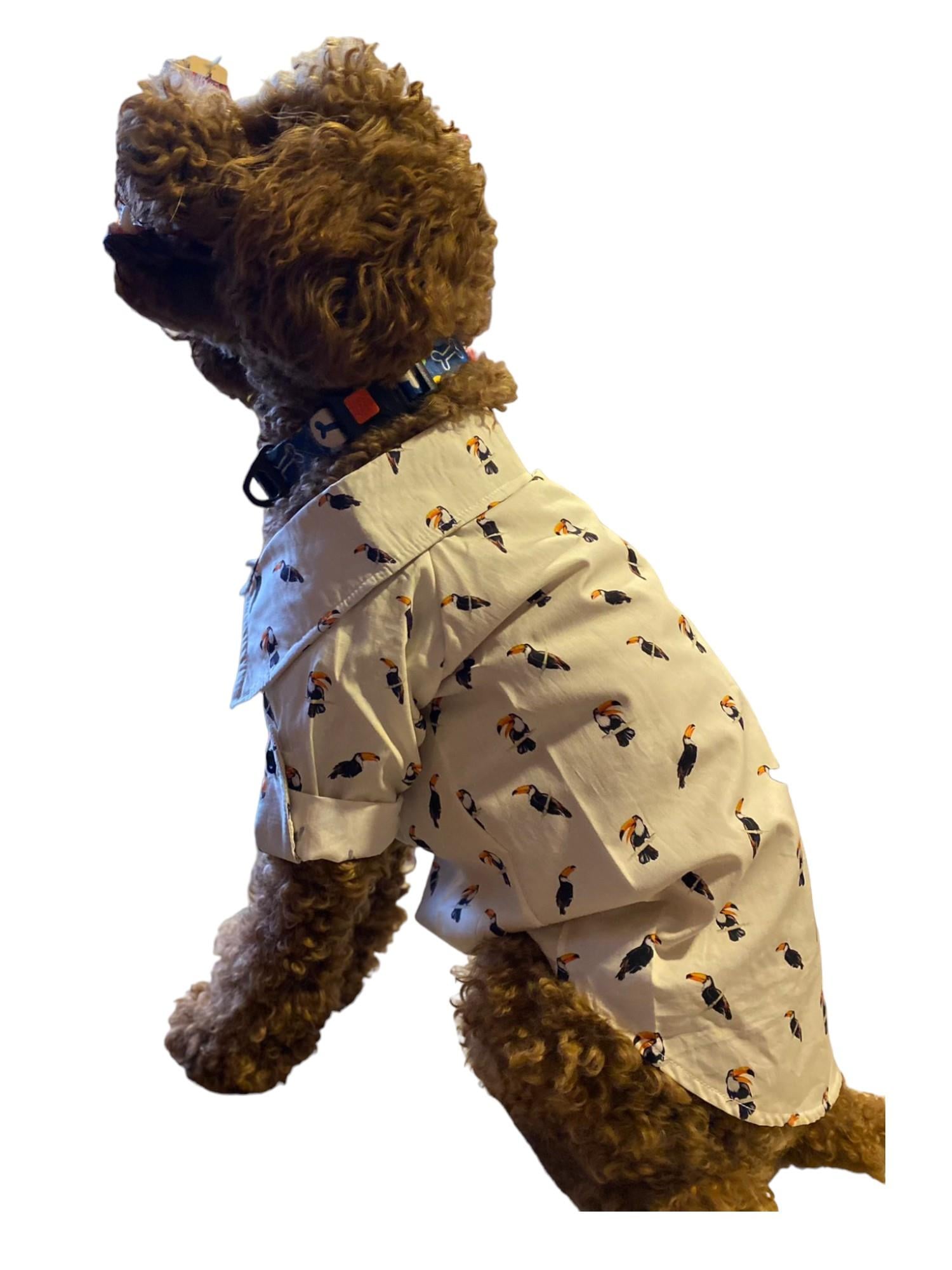 Tucan Küçük Irk Köpek Gömleği (2,5 kg - 13 kg arasına uygun bedenlerde)