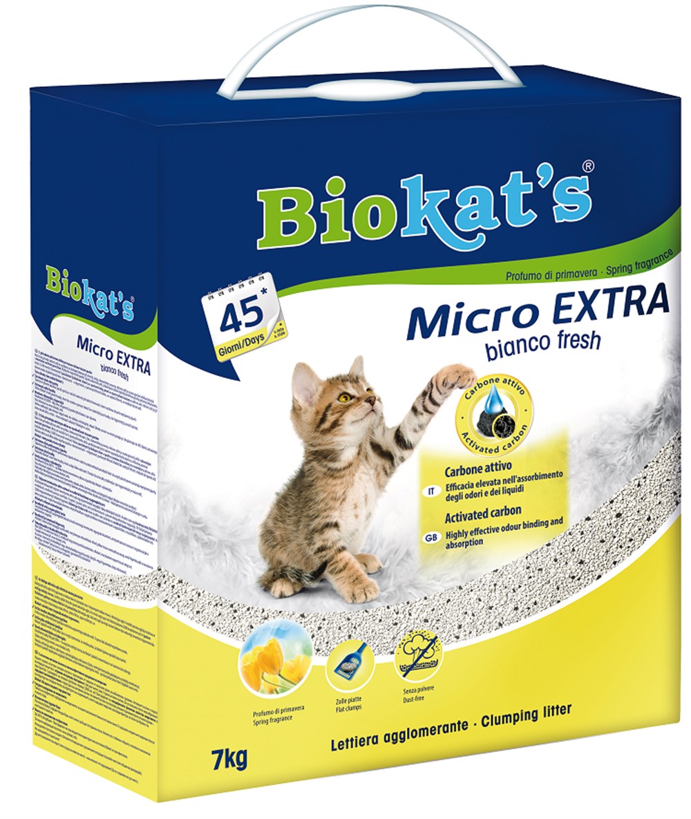 Biokats Kedi Kumu 7 kg Micro Bianco Extra Fresh