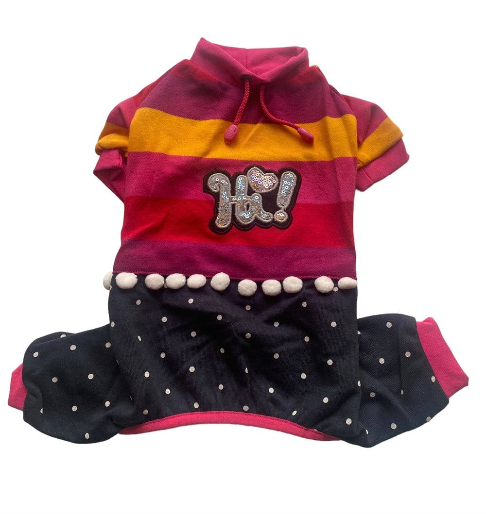 Pawstar Simli Hi Küçük Köpek Tulumu