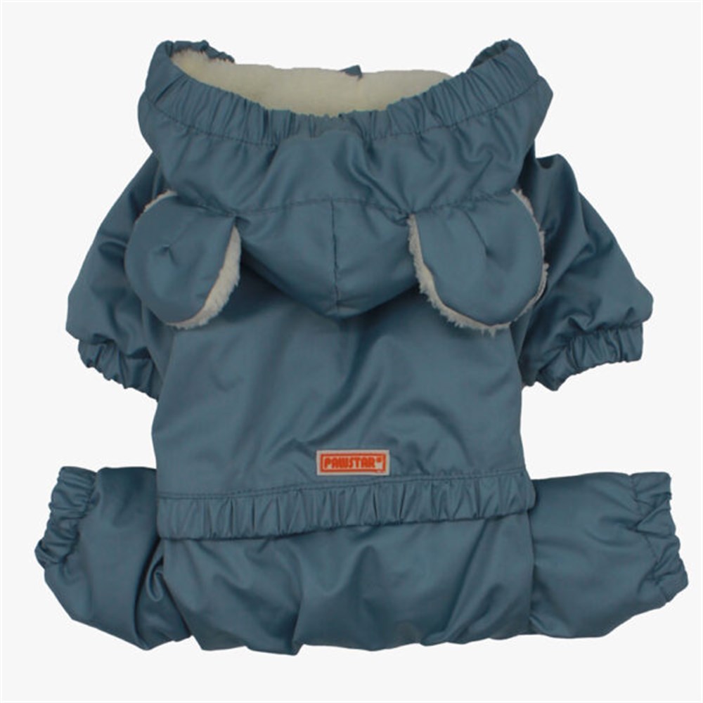 Pawstar Indigo Aplysia Küçük Köpek Pofuduk Tulum Yağmurluk