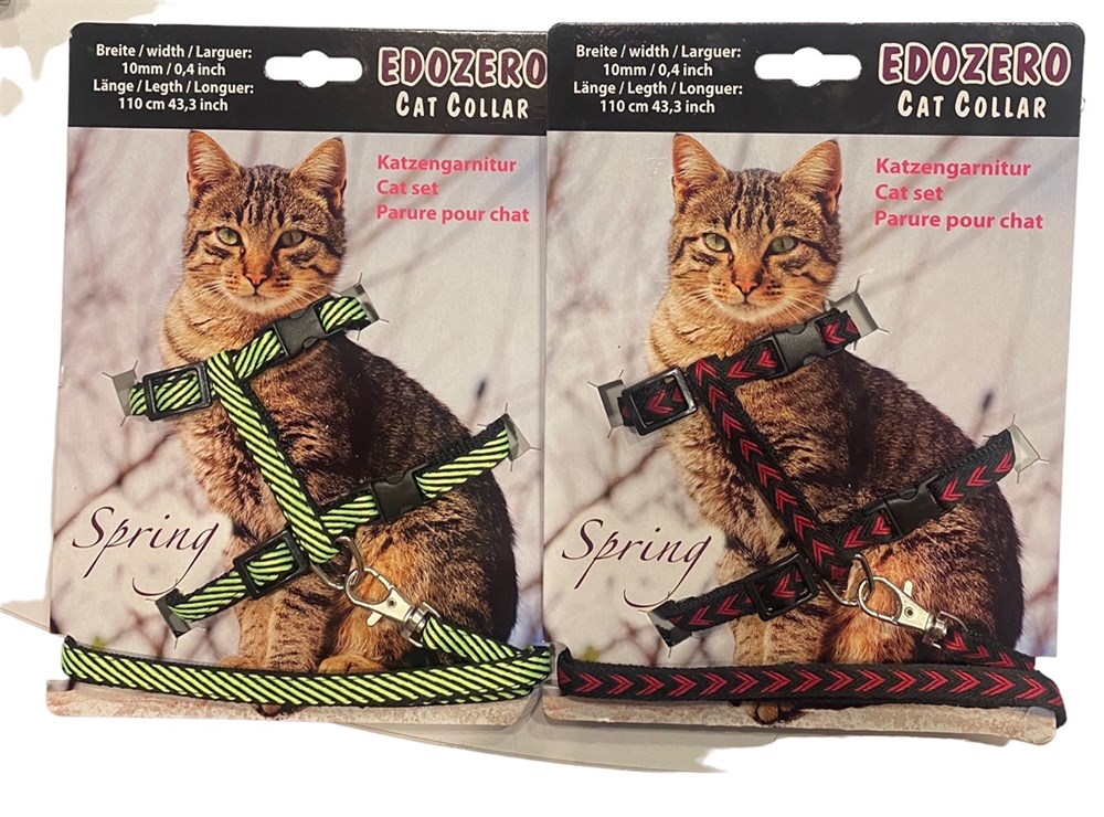 Desenli Kedi ve Köpek Tasma Seti (1 Set)
