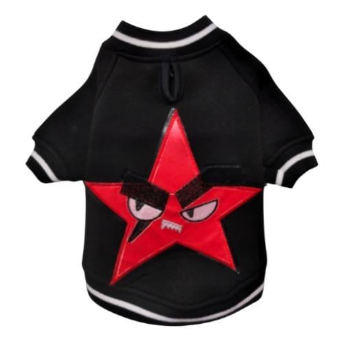 Gedyco Red Star Polarlı Küçük Irk Köpek Kolej Sweatshirtü