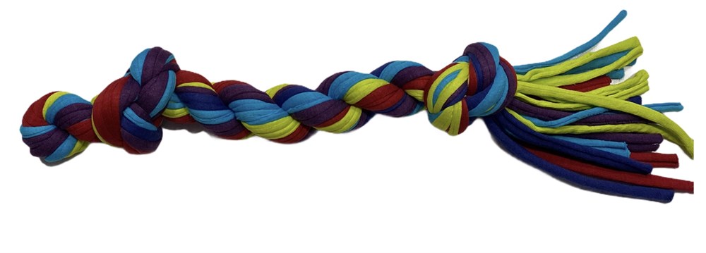 Bordolu Renkli Oyun ve Diş İpi 25 - 30 cm