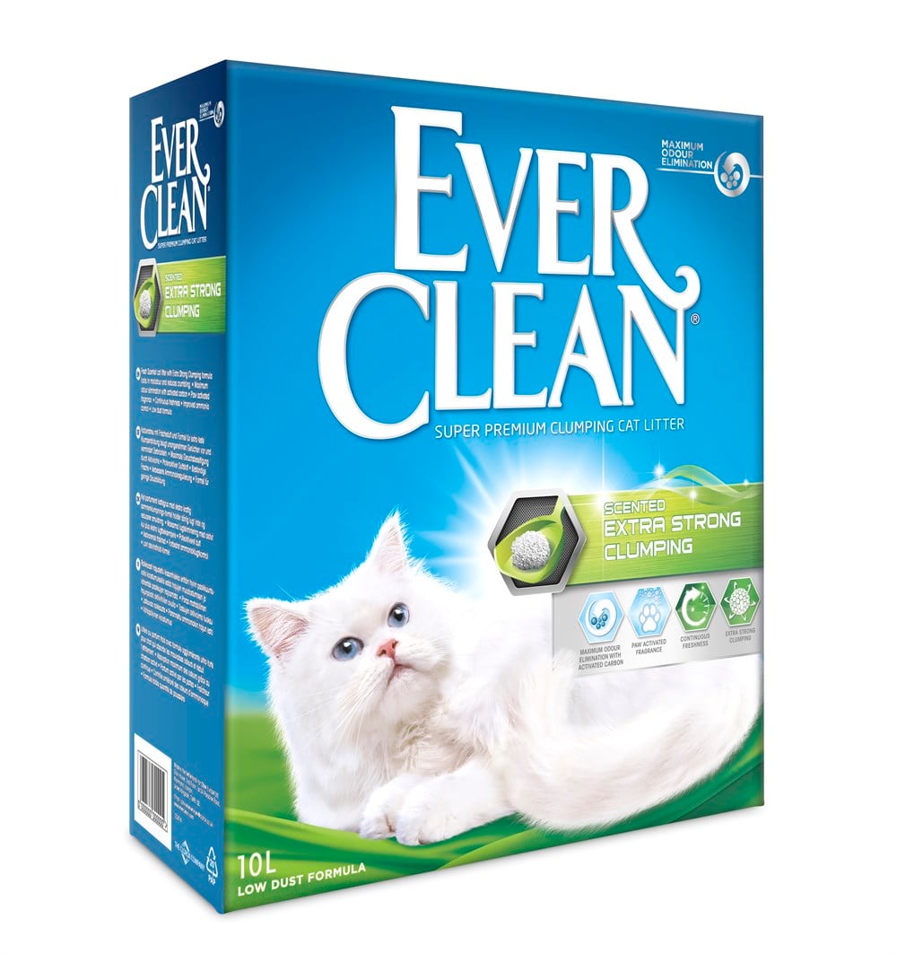 Ever Clean 10 lt Extra Strong, Scented - Ekstra Güçlü, Esanslı, Topaklanan Kedi Kumu