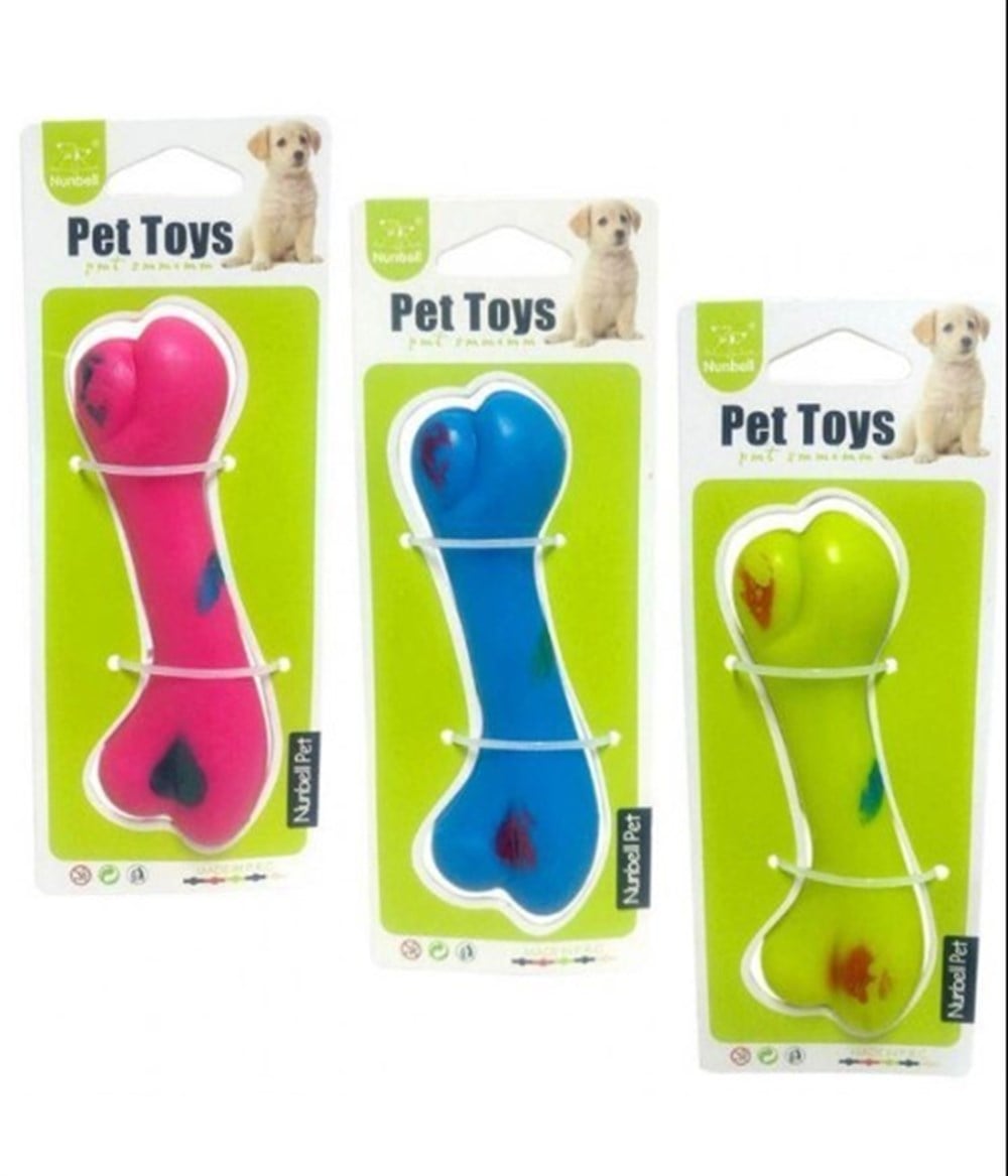 Nunbell Plastik Kemik Köpek Diş Kaşıma Oyuncağı 12 cm (1 Adet)