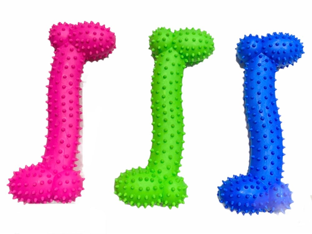 Kauçuk Kemik Köpek Diş Kaşıma Oyuncağı 15 cm (1 adet)