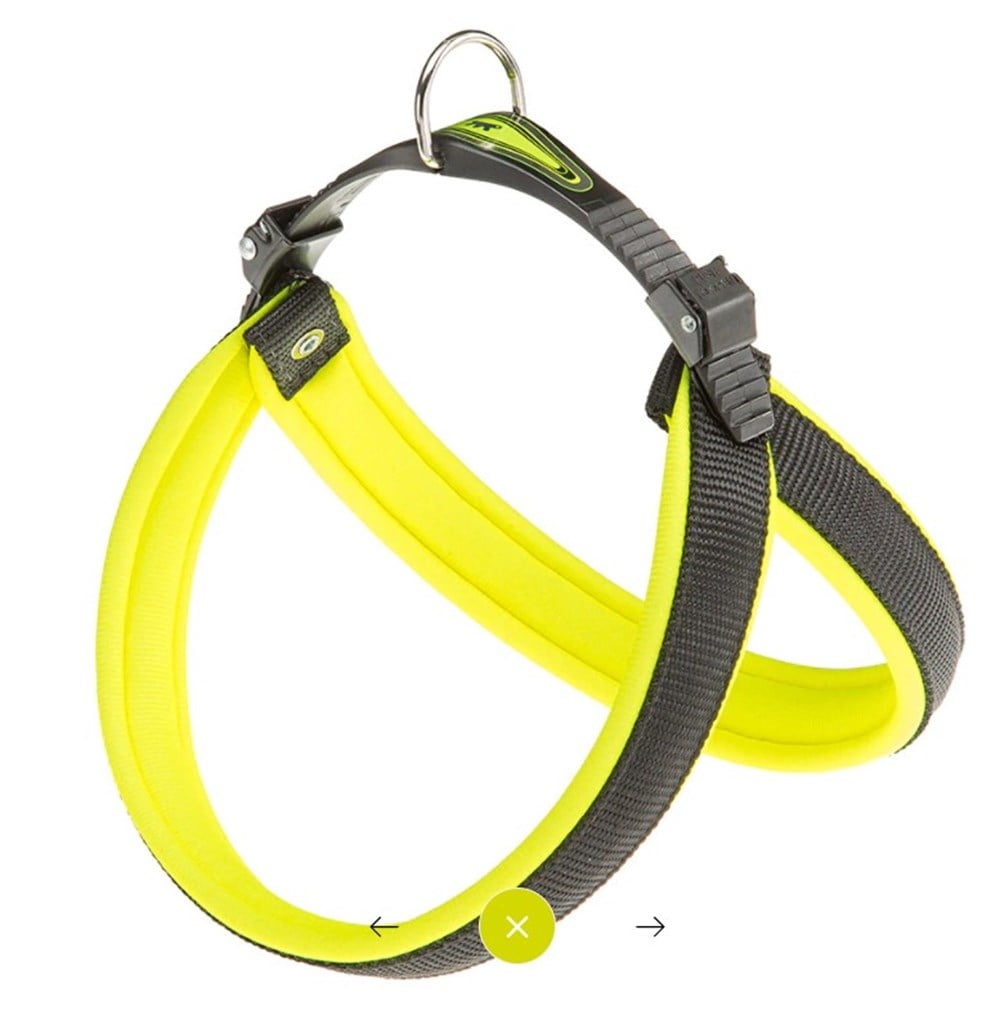 Ferplast Agila Fluo Yellow Köpek Göğüs Tasması Göğüs: 44-52 cm