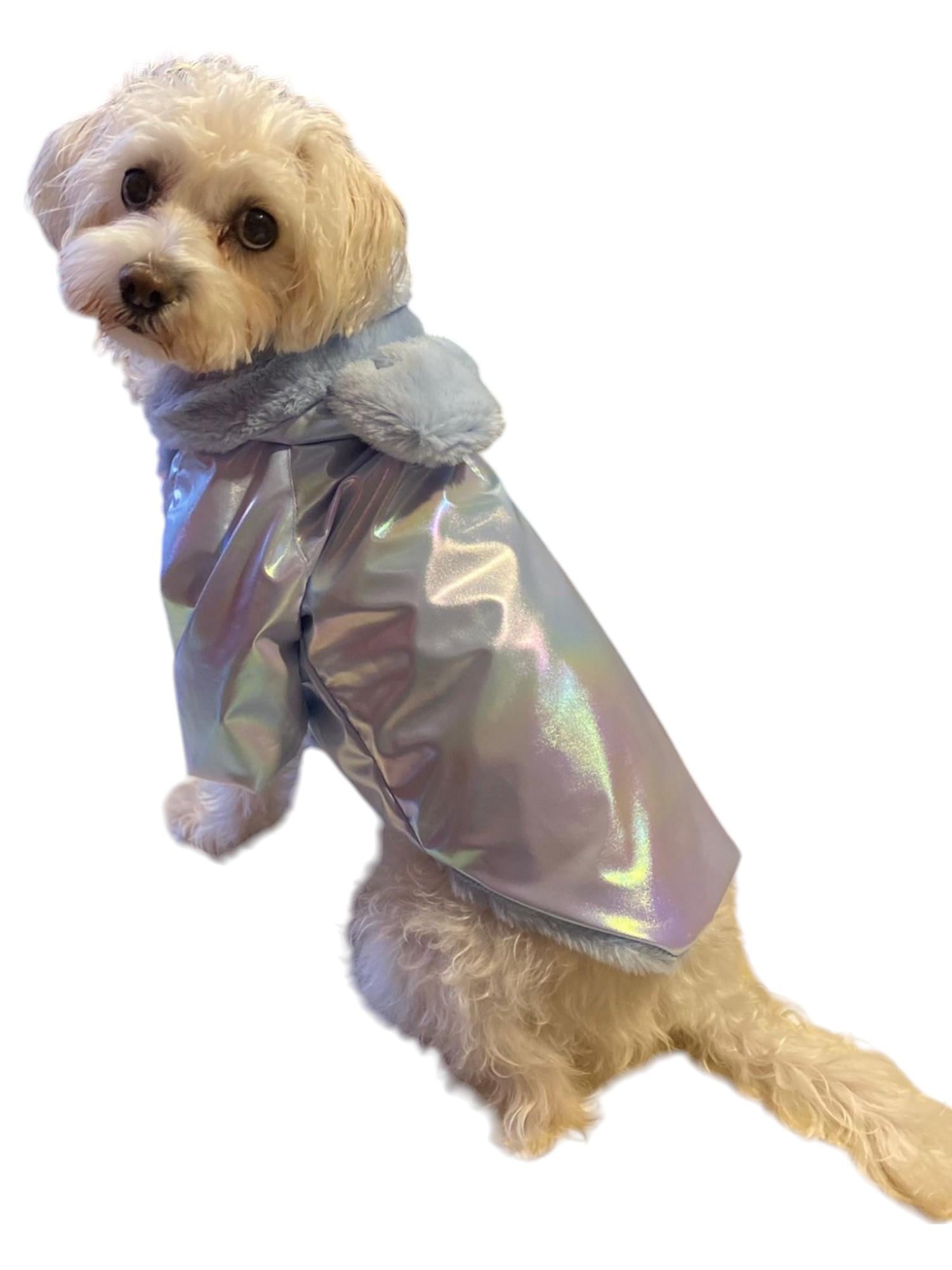 Gedyco Shiny Blue Bear Peluşlu Küçük Irk Köpek Montu