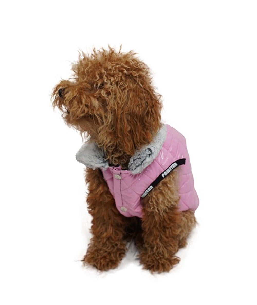 Pawstar Puff Pembe Küçük Köpek Montu