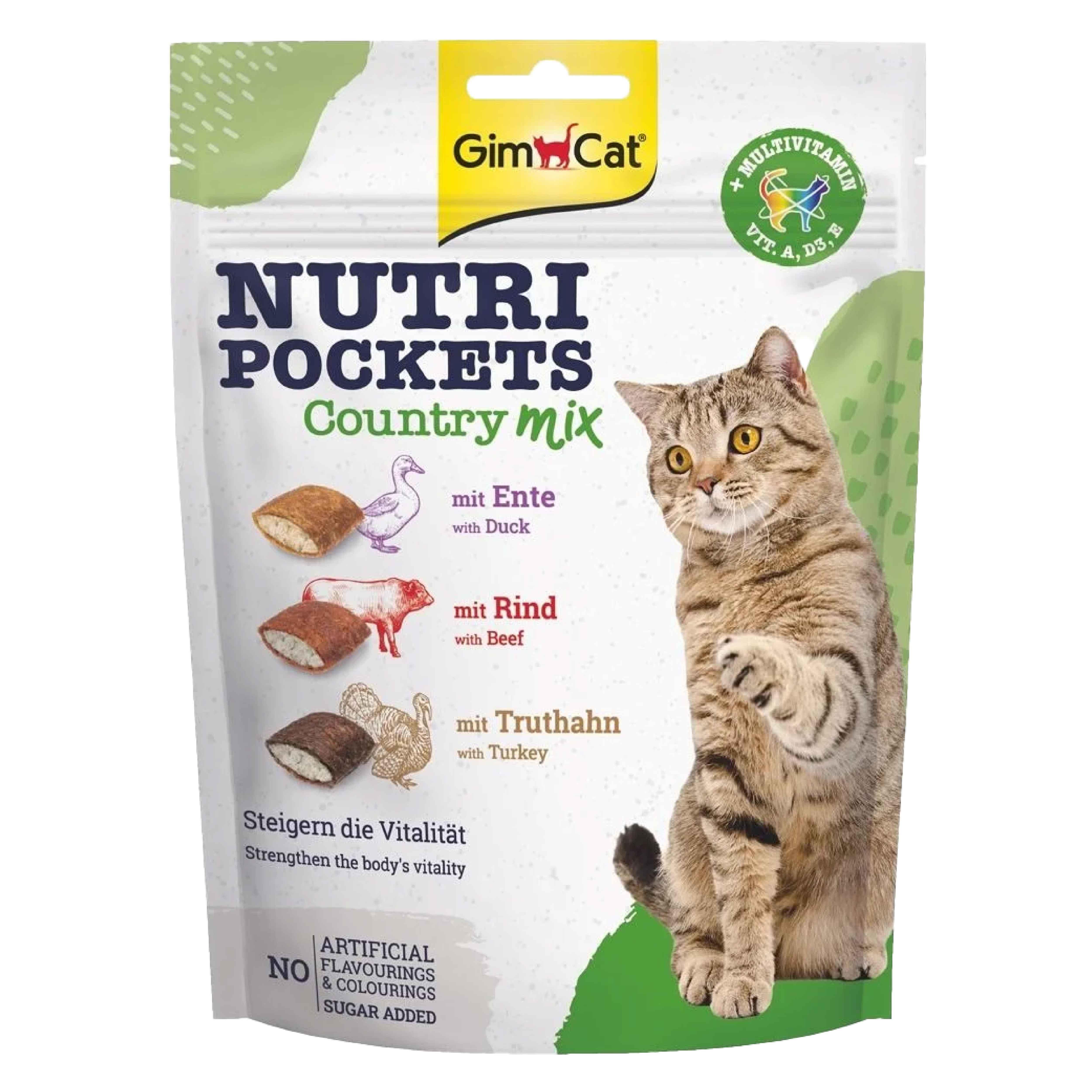 Gimcat Nutripockets Kedi Ödülü Country Mix 150 gr