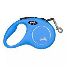 Flexi New Classic Mavi Otomatik Şerit Gezdirme Tasması M 5 m Max 25 kg