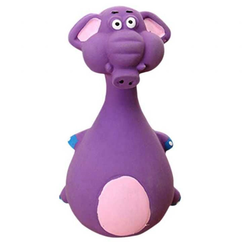 Nunbell Sesli, Yumuşak Latex Fil Köpek Oyuncağı 13 cm