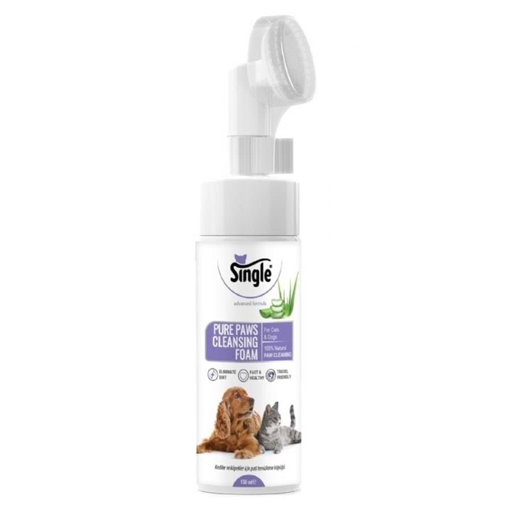 Single Kedi ve Köpek Pati Temizleme Köpüğü 150 ml
