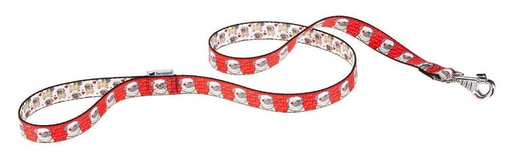 Ferplast Cute Pug Gezdirme Kayışı 120 cm x 2,5 cm