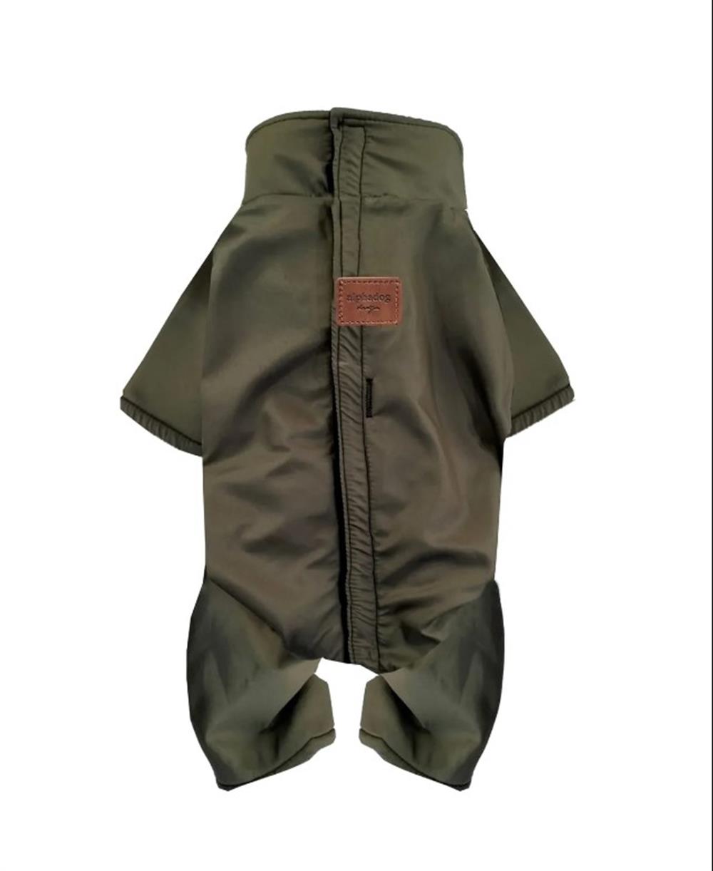Alphadog Haki Orta Irk Kalın Köpek Tulumu