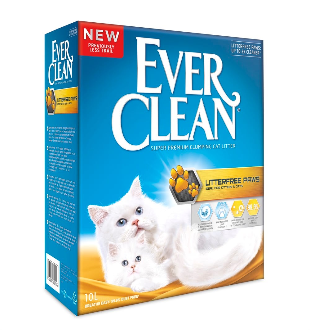 Ever Clean 10 lt LitterFree Paws (Less Trail) Patilere Yapışmayan Kedi Kumu