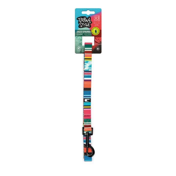 M-Pets Urban Style Jazz Stripes Köpek Gezdirme Kayışı M 2 cm x 120 cm